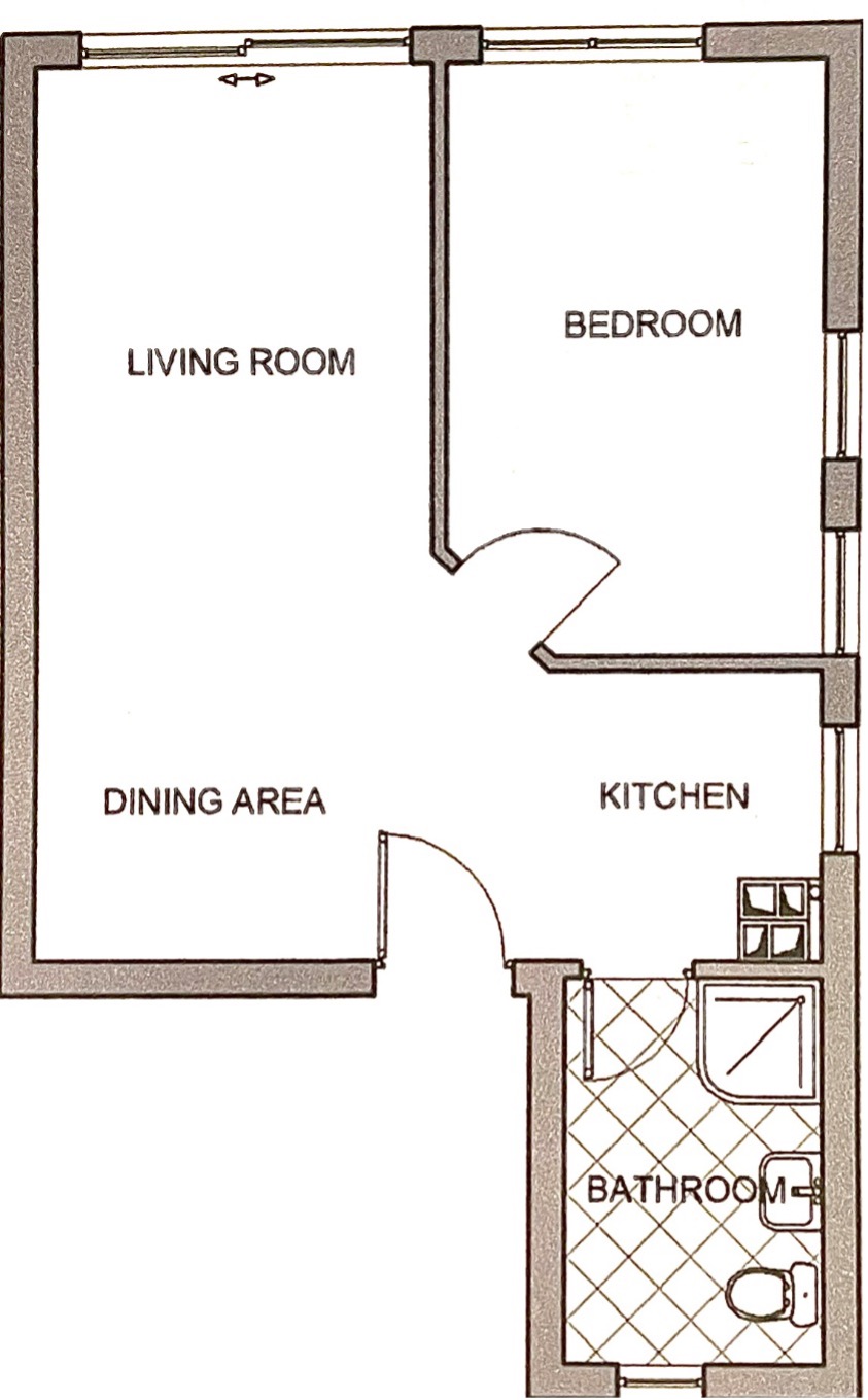 Appartement 4.1 Skizze